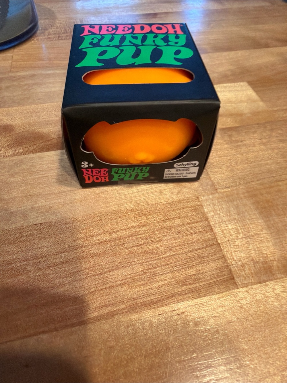 Needoh Funky Pup Sensory Squeeze Toy - Orange